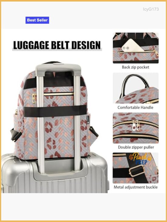 Mini Quilted Backpack Purse Lightweight Travel Daypack